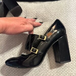 Calvin Klein Black Patent Leather Women's Shoes